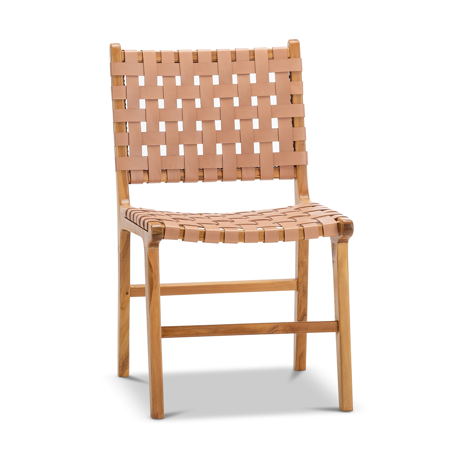 Wood and online woven dining chairs