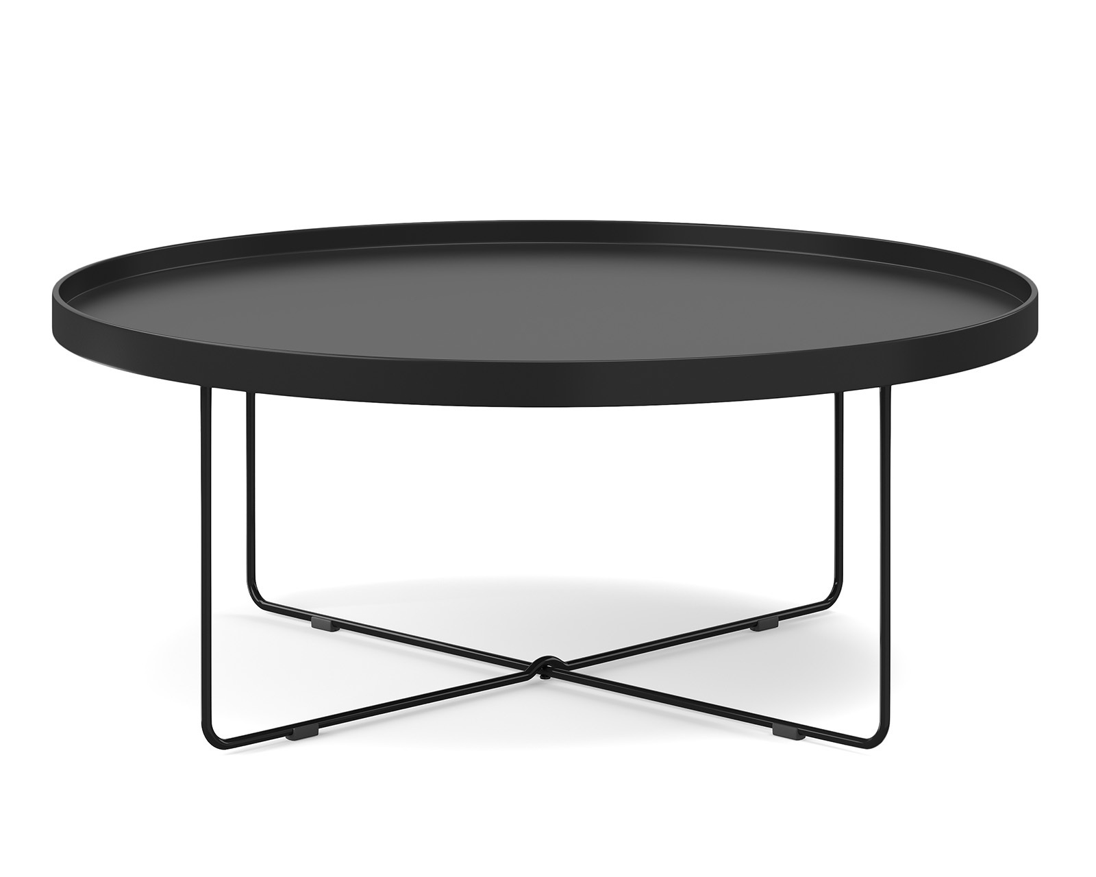 Large round tray store for coffee table