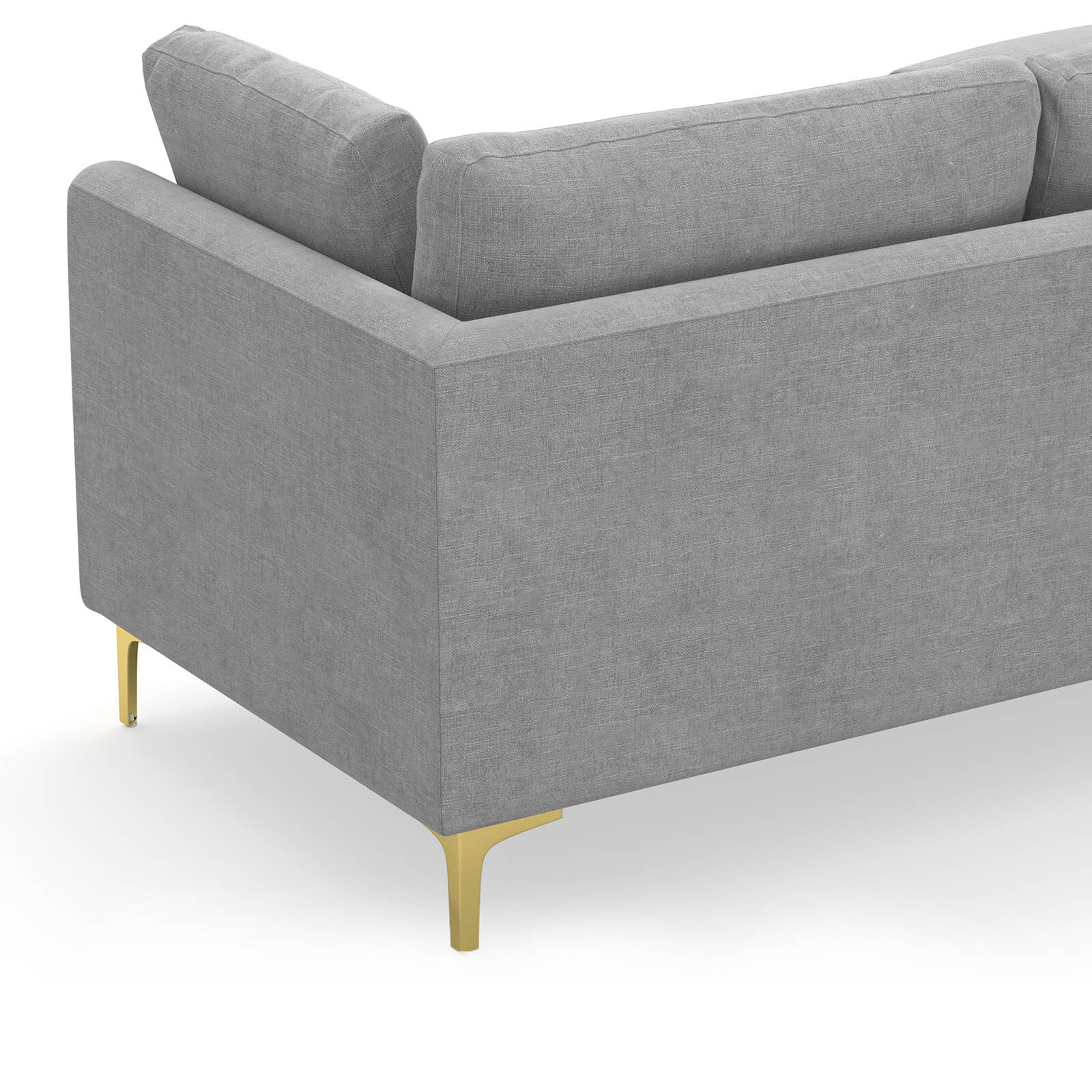 Alex Chaise Sectional Sofa in Dove Grey L3 Home