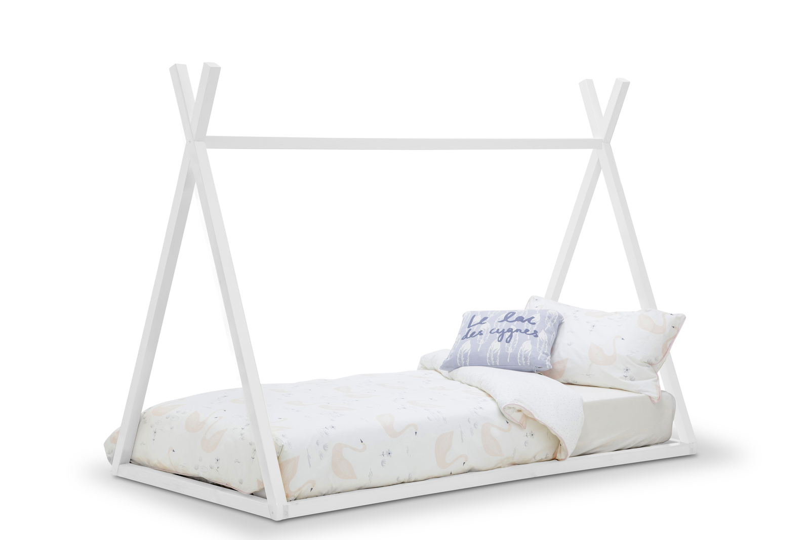white teepee bed