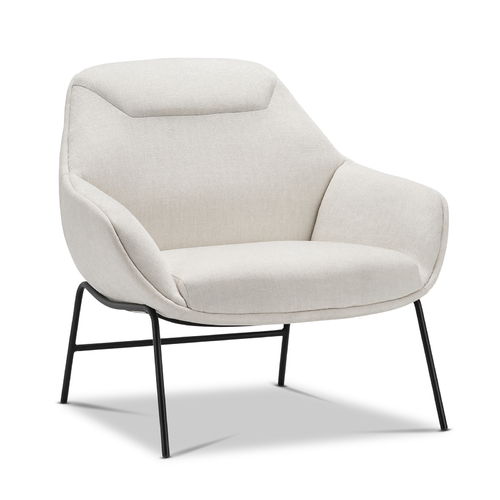 Mii Occasional Lounge Chair, Pearl White