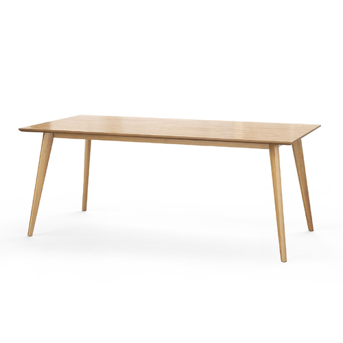 Bruno 180cm Dining Table, Natural Oak