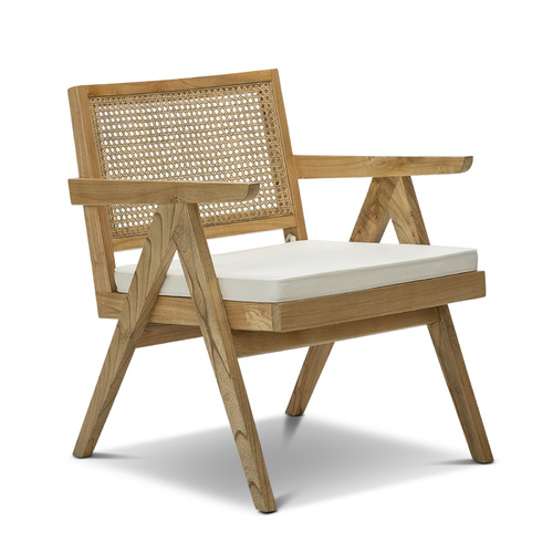 Mira Rattan Occasional Armchair, Natural
