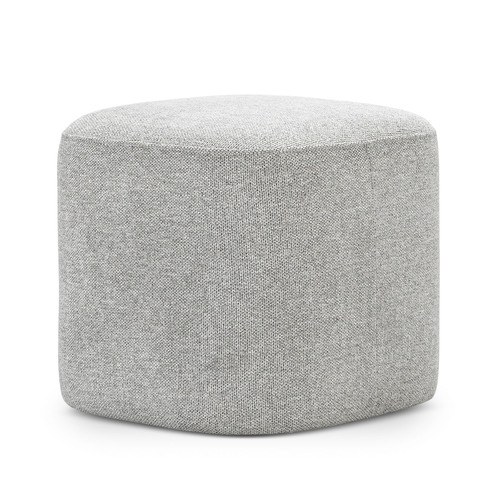 Podd Square Ottoman Stool, Hail Grey