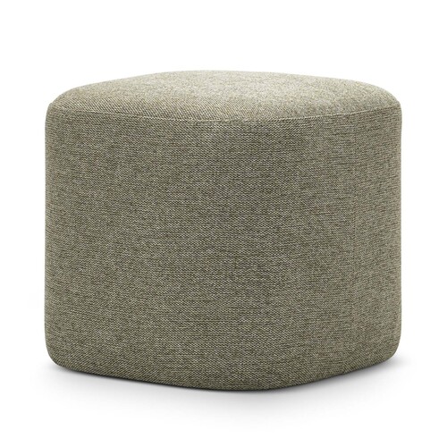 Podd Square Ottoman Stool, Moss Green