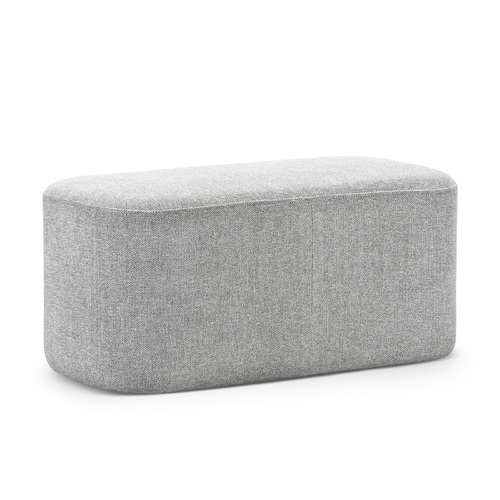 Podd Ottoman Bench Stool, Hail Grey