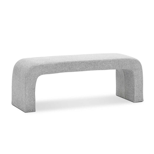 Harper Arch 120cm Bench Seat, Hail Grey