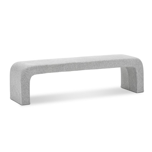 Harper Arch 160cm Bench Seat, Hail Grey