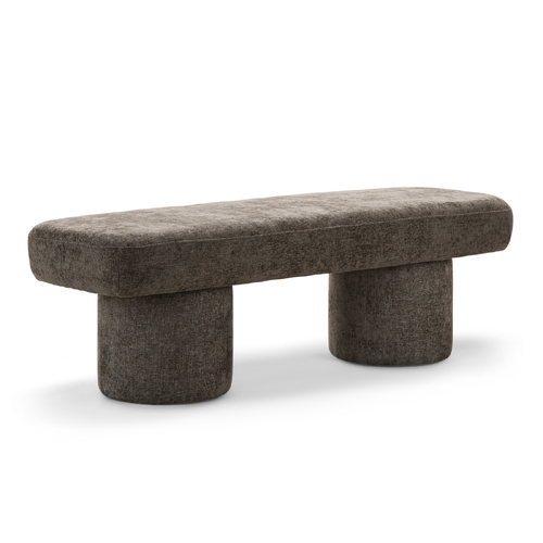 Nico 140cm Bench Seat, Mocha Brown