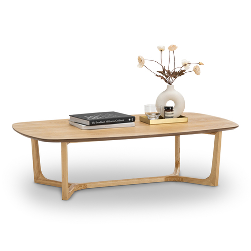 Span Ashwood Oval Coffee Table, Natural