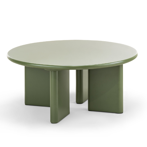 Omni Round Coffee Table, Olive Green