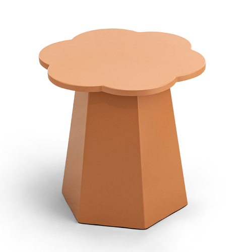Essie Scallop Side Table, Copper Clay