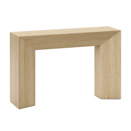 Edje 140cm Oak Tall Console Table, Natural