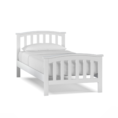 Leah Single Kids Bed Frame, White