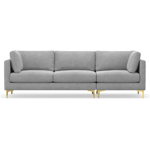 Alex 3.5 Seater Sectional Sofa, Dove Grey