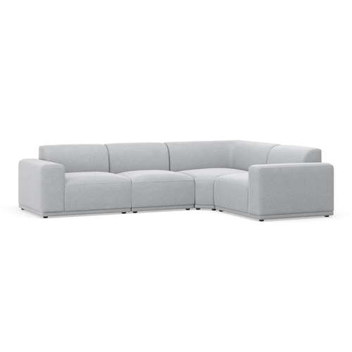 Bailey Corner Modular Sofa, Cloud Grey