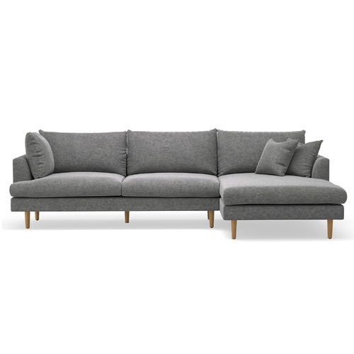 Byron Modular Sofa with Chaise, Anthracite Charcoal