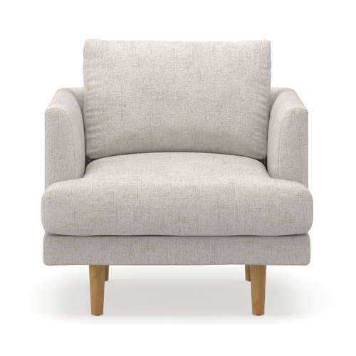 Jaspa Sofa Armchair, Biscuit Linen